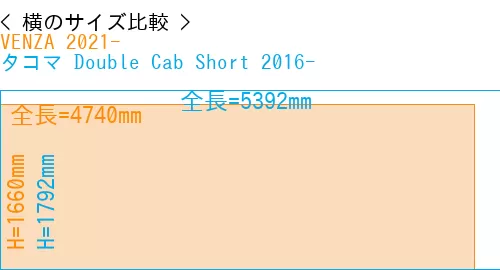 #VENZA 2021- + タコマ Double Cab Short 2016-